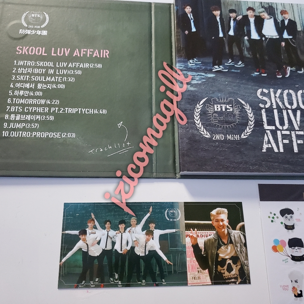 BTS [Namjoon PC] Skool Luv Affair Album + Sticker Set